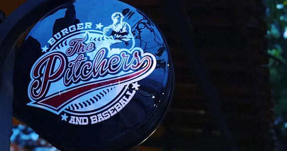 The Pitchers Burger and Baseball